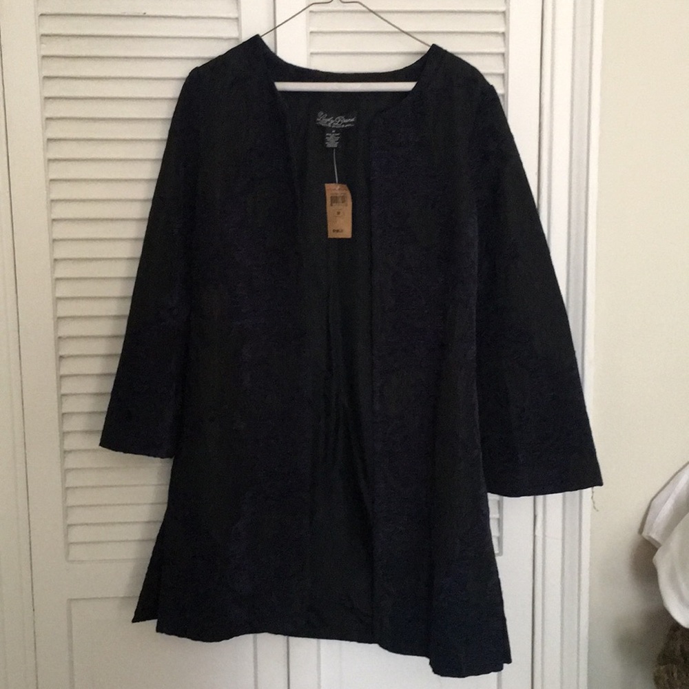 Lucky Brand paisley print coat.
